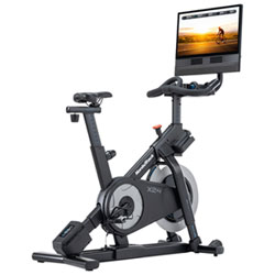 NordicTrack X24 Stationary Spin Bike w/ Pivoting 24" Touchscreen Display
