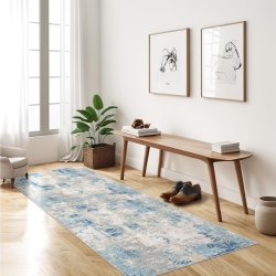 NIERBO 2' X 6' Laundry Room Rug Runner, Hallway Runner Rugs, Kitchen Runner Rug, Washable Runner Rug, Modern Abstract Soft Carpet Runner for Bathroom