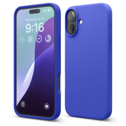 ELAGO Compatible \w Iphone 16 Plus Case, Premium Liquid Silicone Case, Full Body Protective Cover, Shockproof, Anti-Scratch Soft Microfiber Lining
