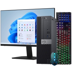 DELL Refurbished(Good) - Business Desktop Solution Optiplex Sff Computer PC| Intel Core I5 8Th Gen| 2Tb Nvme SSD| 32GB Ram| Windows 11 Pro| Built In