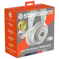SteelSeries Arctis Nova 5 Wireless ホワイト SteelSeries Arctis Nova 5 Wireless Multi-System Gaming Headset
