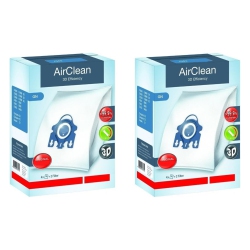 MIELE Gn Airclean 3D Efficiency Dust Bags for Vacuum Cleaners, 2-Boxes Of 4 Bags & 2 Filters
