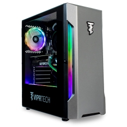 VIPRTECH Rebel 4.0 Gaming PC - Amd Ryzen 7 (4.1Ghz Turbo), Rtx 4060 Ti 8GB, 16GB Ddr4 Ram, 1Tb Nvme SSD, Vr-Ready, Streaming, RGB, Win 11, Desktop