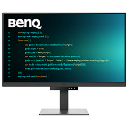 Moniteur Acl Ips Ultra Hd 4K 60 Hz De 31,5 Po De Benq Avec Temps De Réponse De 5 Ms Gris À Gris (Rd320U) - Gris Métallique