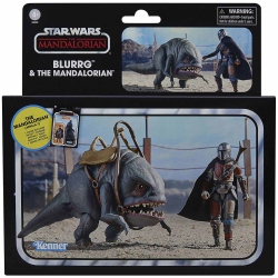 STAR WARS The Vintage Collection 3.75 Inch Action Figure 2-Pack - Blurrg & The Mandalorian
