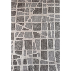 RUG BRANCH Hogar Modern Abstract Indoor Outdoor Area Rug Cream In Grey