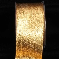 THE RIBBON PEOPLE Shimmering Contemporary Wired Craft Ribbon 2.5" X 54 Yards In Gold