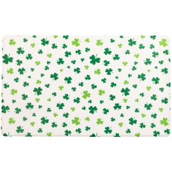 NORTHLIGHT St. Patrick's Day Shamrocks Kitchen Floor Comfort Mat - 29.5