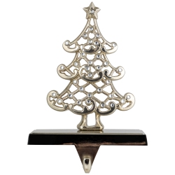 NORTHLIGHT Christmas Tree Stocking Holder - 6.25" - Rose In Gold