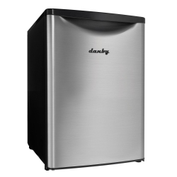 DANBY Dar026A2Bsldb 2.6 Cu.ft. Mini Fridge, Free-Standing All Fridge for Bedroom, Living Room, Kitchen, Dorm