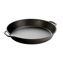 LODGE L17Sk3 17-Inch Logic Pre-Seasoned Cast Iron Skillet (Black)