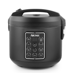 AROMA HOUSEWARES Aroma® 12-Cup (Cooked) Digital Rice & Grain Multicooker (Arc-966Bd) In Black