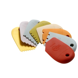 MERCER CULINARY Silicone 8 Piece Plating Wedge Set, Multicolor