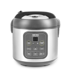 AROMA HOUSEWARES Professional 8-Cup (Cooked) / 2Qt. Digital Rice & Grain Multicooker (Arc-994Sg) In Gray