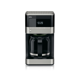 BRAUN Brewsense Drip Coffee Maker - 12 Cup - Kf7150Bk, Stainless / In Black