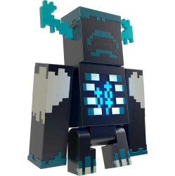 MATTEL Minecraft Warden Action Figure With Lights, Sounds & Attack Mode, Collectible Toy Inspired By Video Game, 3.25