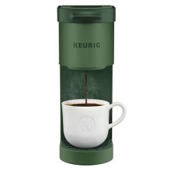 KEURIG K-Mini Single Serve K-Cup Pod Coffee Maker, Featuring An Ultra-Sleek Design, Evergreen