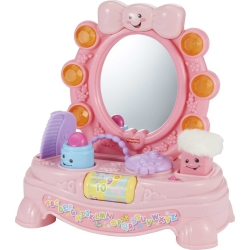 FISHER-PRICE Baby & Toddler Toy Laugh & Learn Magical Musical Mirror Pretend Vanity Set for Infants Ages 6+ Months