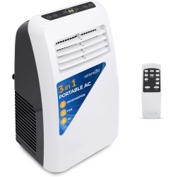 SERENE LIFE – Serenelife Slpac8 Portable Air Conditioner With Built-In Dehumidifier & Fan Modes 8, 000 Btu In White