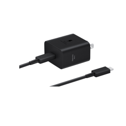 SAMSUNG Refurbished ( Good ) Super Fast Charging 45W USB-C Wall Charger With 5Ft. USB-C Cable - In Black