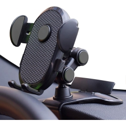 NONE 360°Rotatable Vent Extension Arm Car Phone Holder, Multifunctional Adjustable Mount for All Mobile Phones (Vent-Black), Collet-Black