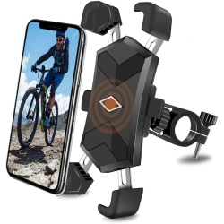 NONE Bike Phone Mount, Bicycle Motorcycle Phone Mount Holder Handlebar Cell Phone Clamp