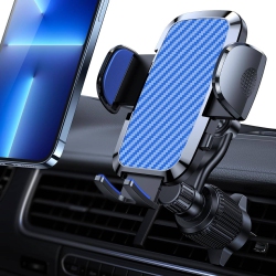 NONE Car Vent Phone Mount, Hands-Free Universal Extension Clip Air Phone Holder Car Fit for All Phones Iphone Samsung More In Blue