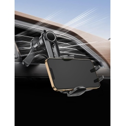 NONE 360°Rotatable Vent Extension Arm Car Phone Holder, Multifunctional Adjustable Mount for All Mobile Phones (Vent-Black), Vent-Black