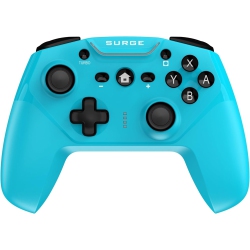 SURGE Refurbished (Excellent)- Wireless Pro Controller for Nintendo Switch- Neon In Blue
