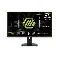 MSI 27" 2560 X 1440 (Qhd) 180Hz 0.5Ms (Gtg) Curved Rapid Va With Quantum Dot Gaming Monitor Height, Tilt, Swivel Adjustable (Mag 275Cqrf Qd E2)