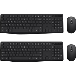 VECELOLIBILIS Wireless Keyboard And Mouse Combo, 2.4G Full-Sized Keyboard Mouse, Quite Click for Computer/laptop/windows/mac, Adjustable Cordless USB