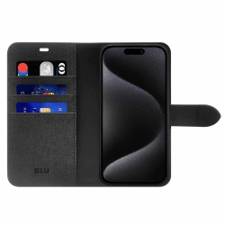 BLU ELEMENT Folio 2 In 1 W/magsafe Iphone 16 In Black