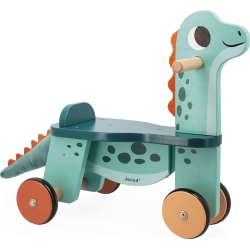 JANOD Ride-On Dino Wooden Toy - Portosaurus