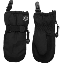 CALIKIDS Waterproof Winter Mittens With Cuff Clips - (M) In Black