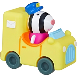 HASBRO Peppa Pig Little Buggy Vehicle Preschool Toy With Attached Figure Inside (Zoe Zebra In Mail Truck), for Ages 3 And Up