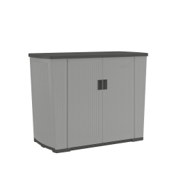 SUNCAST - 130 Gal. Backyard Oasis Storage Unit - Dove In Gray