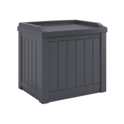 SUNCAST - 22 Gal. Small Deck Box W/storage Seat - Cyberspace