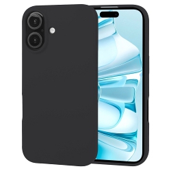 GOOSPERY Topsave Soft Feeling Jelly Silky Slim Bumper Case for Iphone 16 (6.1) In Black