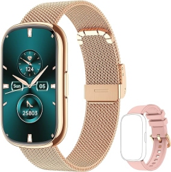 PRIME MADE Slim Fitness Tracker, Smart Watch \w Heart Rate, Blood Oxygen, Blood Pressure And Sleep Monitor, Activity Tracker & Pedometer, Calories