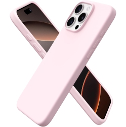 ORNARTO Compatible \w Iphone 16 Pro Max Case 6.9", Liquid Silicone 3 Layers Full Covered Soft Gel Rubber Phone Case, Shockproof Protective