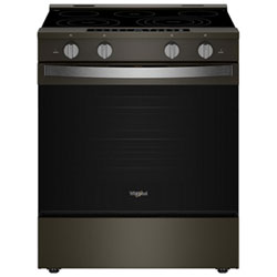 Whirlpool 30" 5.3 Cu. Ft. Self-Clean Slide-In Electric Air Fry Range (YWSES7530RZ) -Fingerprint Resistant Stainless