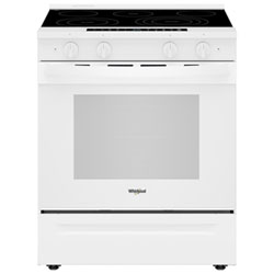 Whirlpool 31" 5.3 Cu. Ft. Self-Clean Slide-In Electric Air Fry Range (YWSES7530RW) - White