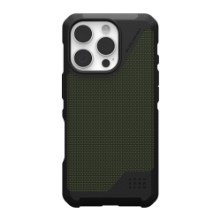 UAG Metropolis Lt Magsafe Iphone 16 Pro Fitted Hard Shell Case - (Kevlar Olive) In Green