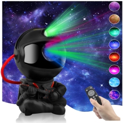 YOULIGHTS Astronaut Star Projector, Star Projector Galaxy Light for Kids, 8 Modes Remote And 270° Adjustable Led Lights for Bedroom, Girls Room