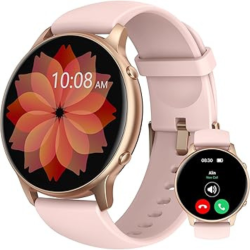 MEHIAZ Smart Watches for Women - Fitness Watch \w 1.32" Touch Screen, Step Counter, Spo2 Heart Rate Sleep Monitor, Activity Trackers Ip68 Waterproof
