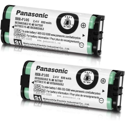 EOCIK 2 Pack Hhr-P105 Ni-Mh Rechargeable Y for Cordless Phone 2.4V 830Mah Replacement Ies for Panasonic Battery Batteries Ni-Mh Aaa 1.2V 550Mah