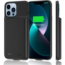 YISHDA Y Case for Iphone 13, 7000Mah Portable Rechargeable Y Charger Case Protective Charging Case Battery Batteries Replacement Ni-Mh Aaa For