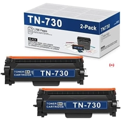 GENER Tn730 High-Yield Toner Cartridge Replacement | Compatible With Brother Dcp-L2550Dw, Mfc-L2710Dw, Hl-L2350Dw, L2750Dw, L2390Dw Printers | 2-Pack