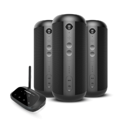 AVANTREE Harmony 2 - [Bluetooth Version] Advanced Multi-Room Wireless Stereo Speakers System With Bluetooth & Wired Input Options