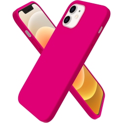 ORNARTO Compatible \w Iphone 12 Case 6.1 And Iphone 12 Pro Case, Slim Liquid Silicone 3 Layers Full Covered Soft Gel Rubber Case Cover 6.1 Inch-Hot